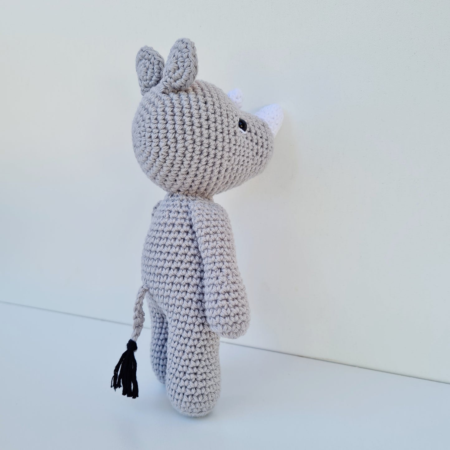 Crocheted Rhino