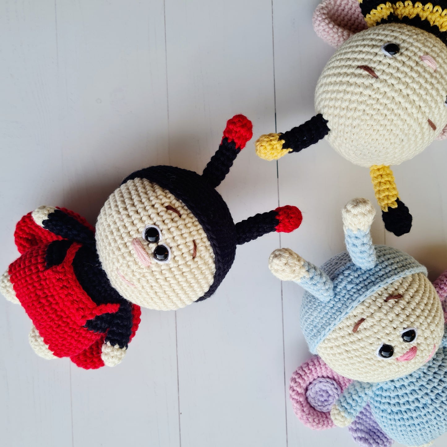 Crocheted Baby Ladybug