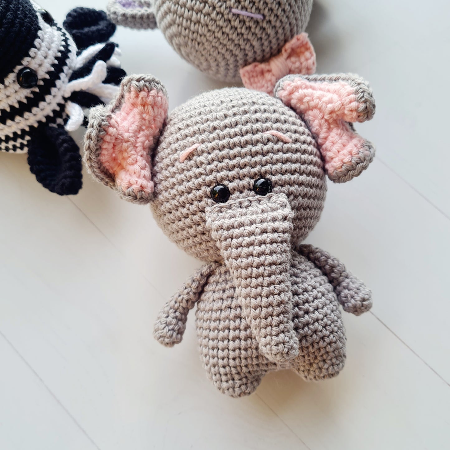 Crocheted Baby Elephant