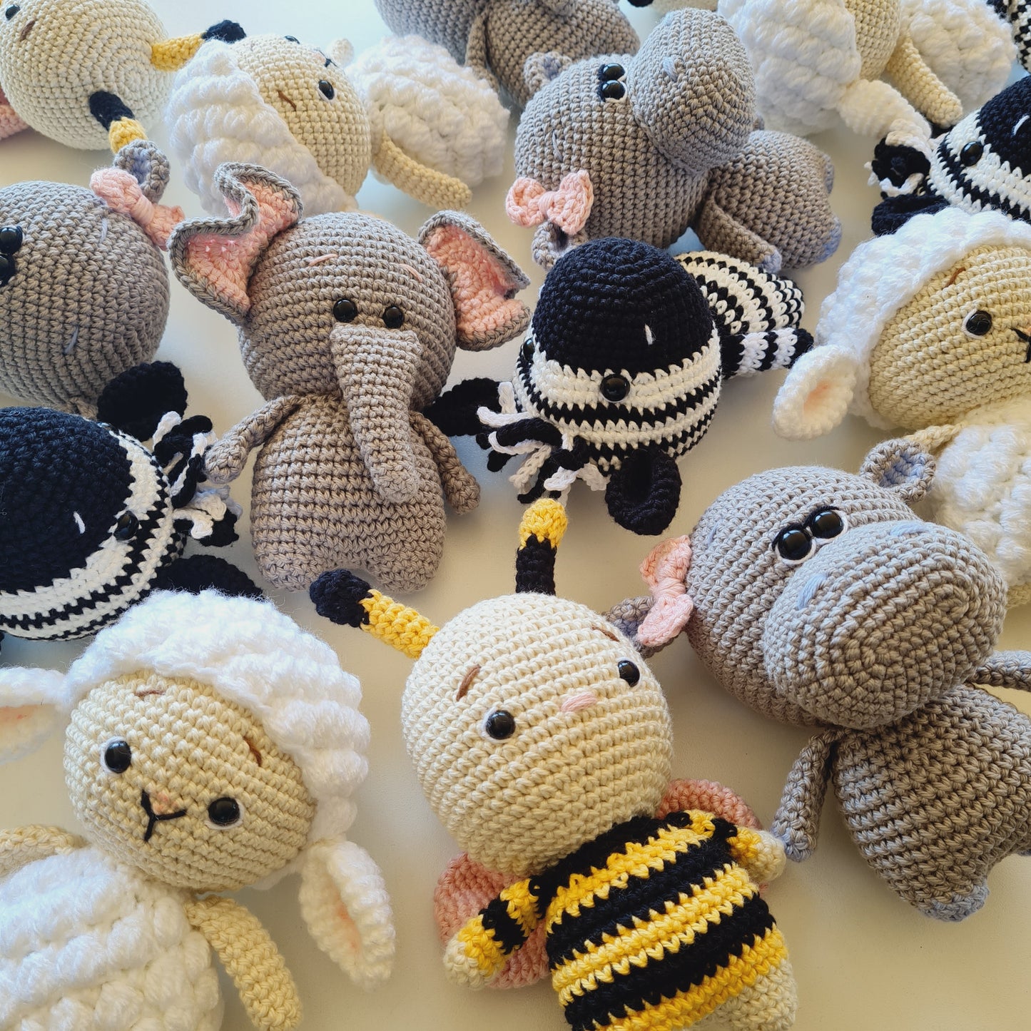Crocheted Baby Bee