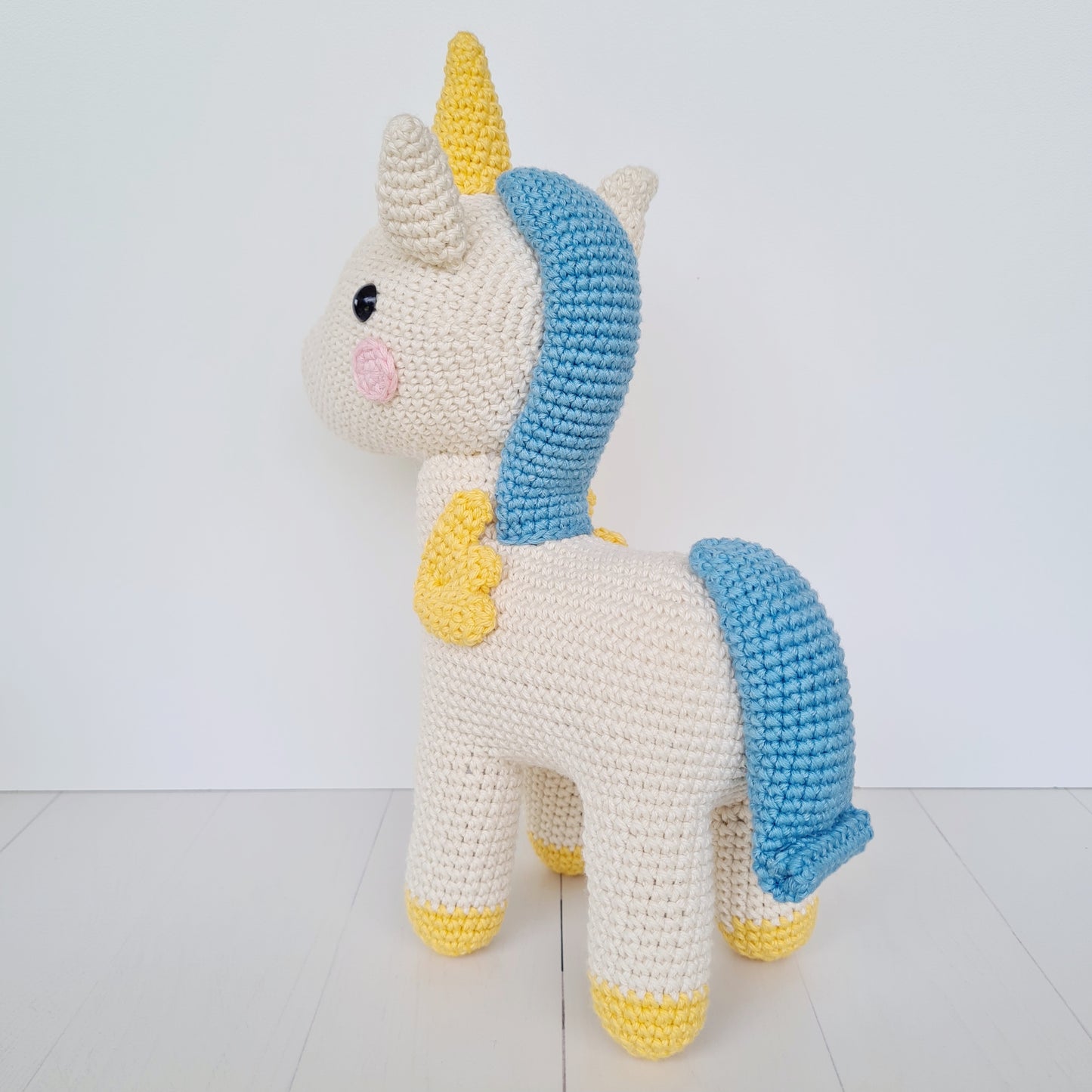 Crochet Magical Unicorn Blue