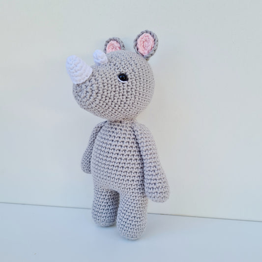 Crocheted Rhino