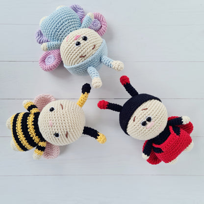 Crocheted Baby Ladybug
