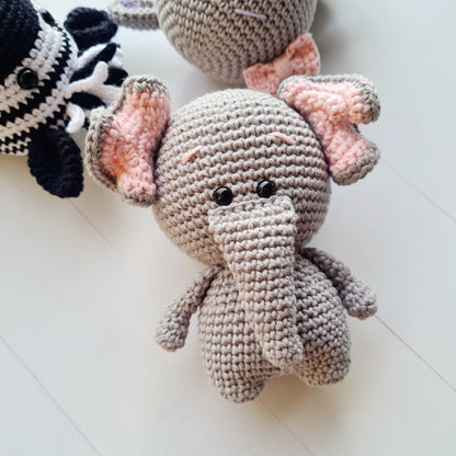 Crocheted Baby Elephant