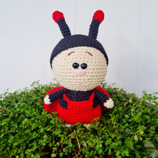 Crocheted Baby Ladybug