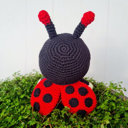 Crocheted Baby Ladybug