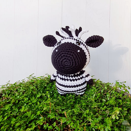 Crocheted Baby Zebra