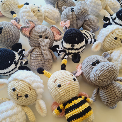 Crocheted Baby Bee