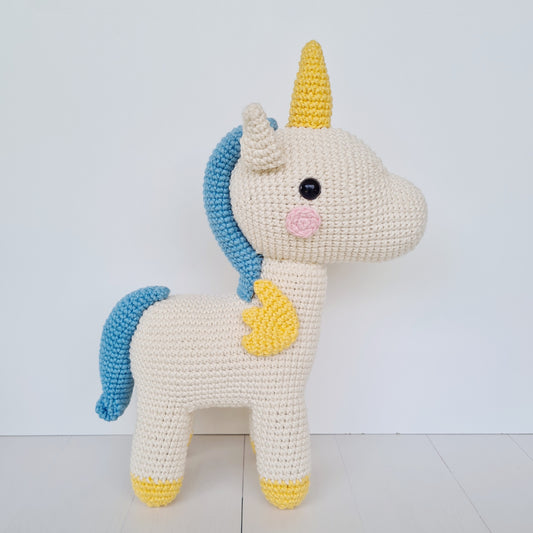 Crochet Magical Unicorn Blue